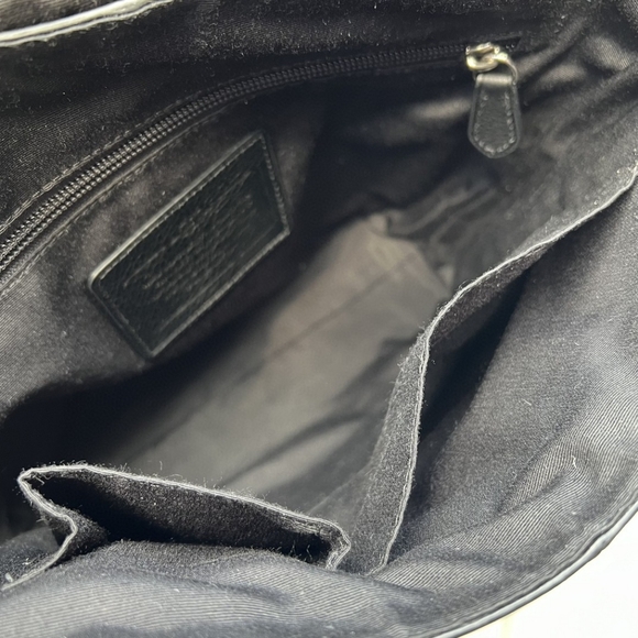 COACH F72108 SULLIVAN SMALL MESSENGER IN SPORT CALF LEATHER BLACK NWT - Picture 4 of 10